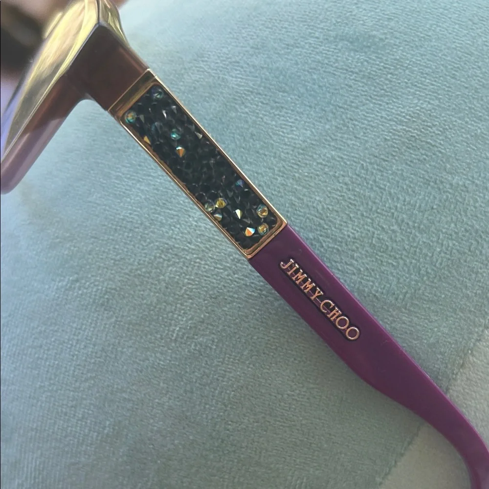 Jimmy Choo Brown Gradient Rectangle reading Glasses  !!